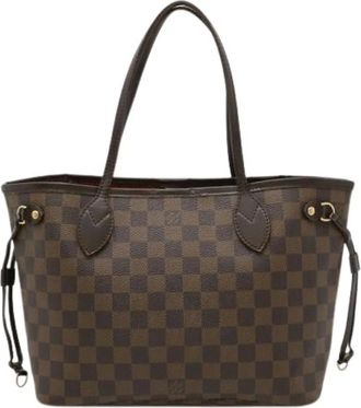 Louis Vuitton Pre-owned Tote Bags, female, Brown, Size: ONE SIZE Pre-owned Vintage Damier Shoulder Tote
