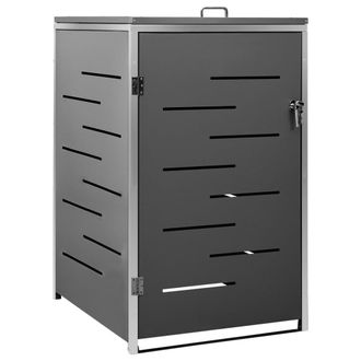 vidaXL Cobertizo Para Un Contenedor Basura Acero 69x77,5x112,5 Cm Vidaxl