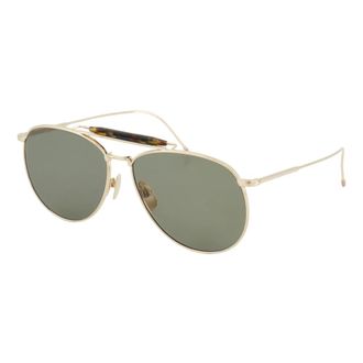 Thom Browne Sunglasses, unisex, Yellow, Size: 62 MM 015 Aviator Sunglasses