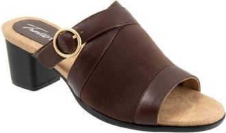 Trotters Mitzie Slide Sandal in Dark Brown at Nordstrom, Size 10.5