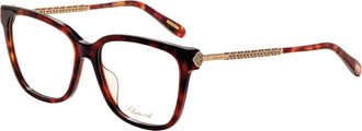 Chopard Womens 55mm Brown Havana Opticals