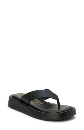 Matisse Footwear Mallorca Platform Flip Flop in Black at Nordstrom, Size 10