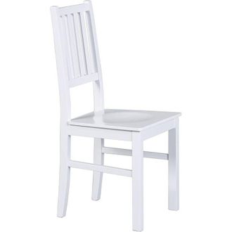 Les Tendances Sedie westerland set 2 pezzi 42,5x50x95H struttura in faggio massello finitura bianco