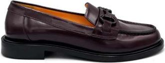 Mara Bini Mocassino - Dames - Loafers - Rood - 40 EU - Leer - Schoenen