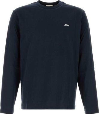 Autry Navy Crew Neck T-Shirt