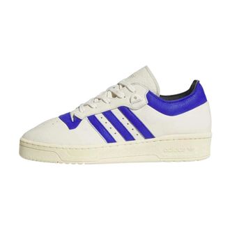 adidas Lage Sneakers in Wit/Blauw/Geel - Heren - Skateschoenen - Wit - 49 1/3 EU - Fitness