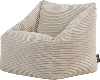 Icon Brand Puf sillón infantil de pana beige