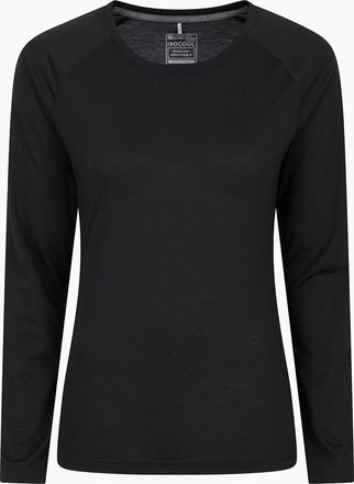 Mountain Warehouse Womens Mountain Warehouse Womens/Ladies Quick Dry Long-Sleeved Top - Black - Size: 18