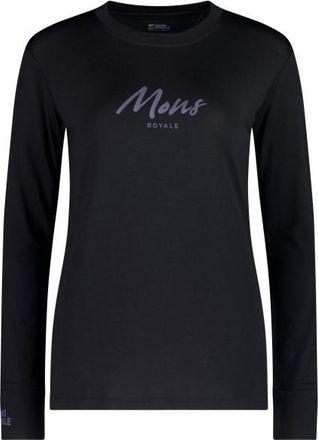 Mons Royale Yotei Merino Classic Long Sleeve Merinolongsleeve f&uuml;r Damen | schwarz