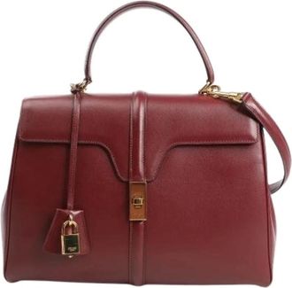 Celine Pre-owned Handbags, female, Red, Size: ONE SIZE Pre-owned Vintage Handbag