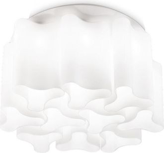 Ideal Lux Ideal Lux Compo - 10 Plaf&oacute;n De Techo Mediano Claro Blanco, E27