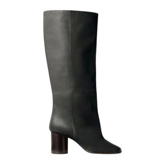Christophe Lemaire Schoenen, Dames, Zwart, 36 EU, Leer, Crease Sleeve Boots
