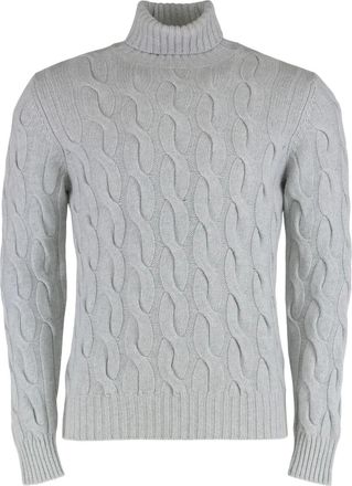 Moorer Maglione Gordon-WS3 a collo alto - Grigio
