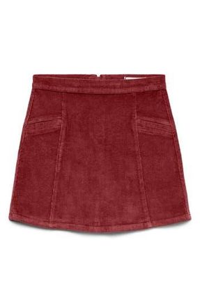 Vero Moda Kata Corduroy Miniskirt in Syrah at Nordstrom Rack, Size Medium