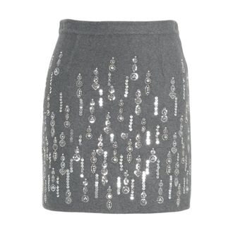 SOLOTRE Donna, Gonne, Grigio, XS, new