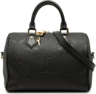 Louis Vuitton Pre-owned Speedy Bandouliere 25 - Dames - Vintage Handtas - Zwart - ONE Size - Leer - Vintage