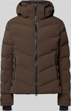 Bogner Steppjacke mit Zweiwege-Reißverschluss in Dunkelbraun, Größe 42
