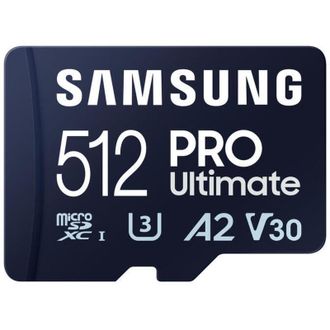 Samsung Tarjeta De Memoria Samsung Pro Ultimate 512gb Microsd Xc Con Adaptador/ Clase 10/ 200mbs