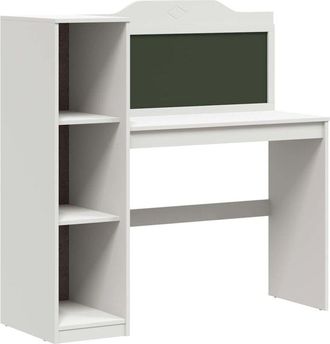 vidaXL Escritorio Con Almacenamiento Abierto Y Pizarra Roros Vidaxl