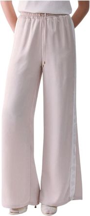 Liu Jo Wide Trousers - female - Liu Jo - Wide Trousers - Beige - XS - Trousers
