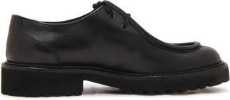 Doucal's Italiaanse Veterschoenen Zwart Deco - Heren - Veterschoenen - Zwart - 44 EU - Schoenen