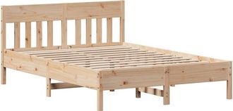vidaXL Estructura De Cama Sin Colch&oacute;n Madera De Pino Maciza 120x200 Cm Vidaxl