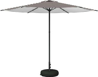 vidaXL Paraguas De Jard&iacute;n Con Base 300 X 300 Cm Poli&eacute;ster Rectangular Vidaxl