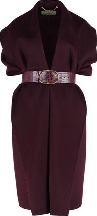 Elisabetta Franchi Mujer, Abrigos, Púrpura, Talla: S