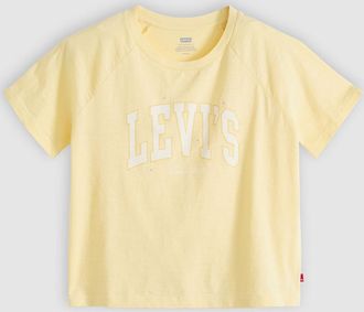 Levi's Graphic Game Day Tee - Womens - XS - Yellow / Flowers French Vanilla