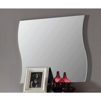 Dmora Specchio Ardin, Specchio da bagno, 100% Made in Italy, cm 71x2h60 - Dmora