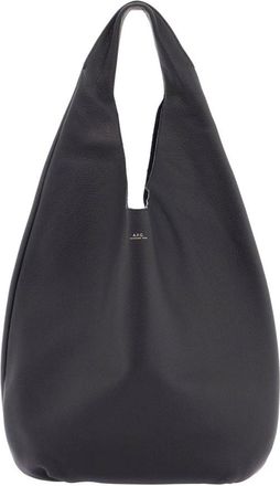 A.P.C. Le Neige Tote Tas - Dames - Shoppers - Zwart - ONE Size - Leer - Tassen