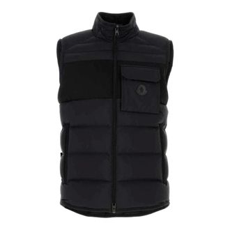 Moncler Vests, male, Black, Size: 2XL Giubbino