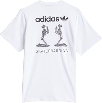 adidas Skateboarding Skeletons T-Shirt White KR6370