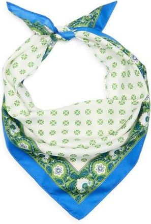 BCBGeneration Block Print Triangular Scarf in Green at Nordstrom Rack