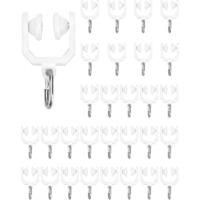 OEM 30 Piezas De Repuesto F&aacute;ciles De Usar Para La Instalaci&oacute;n De Rieles Curvos, Rieles Plegables, Poleas Y Perfiles Para Cortinas. - Crezuo