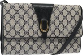 Gucci Pre-owned Cross Body Bags, female, Blue, Size: ONE SIZE Pre-owned Vintage Shoulder Bag