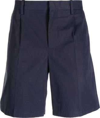 A.P.C. cotton bermuda shorts - men - Cotton - L - Blue