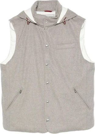 Brunello Cucinelli Hombre, Chaquetas, Gris, Talla: XL