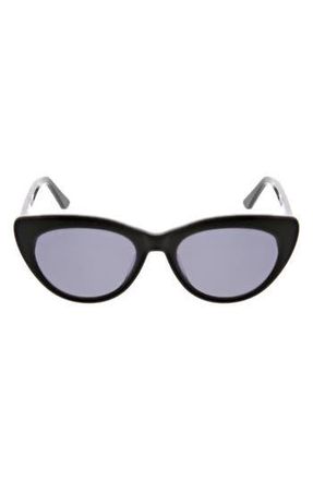 Oscar De La Renta 52mm Square Sunglasses in Black/smoke at Nordstrom Rack