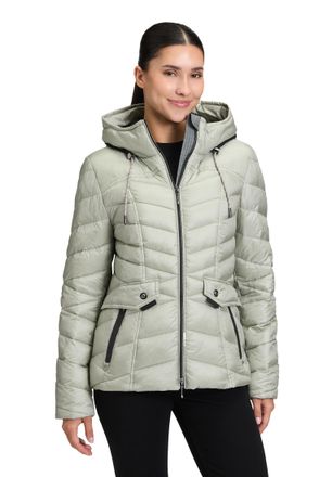 Gil Bret Steppjacke GIL BRET, Damen, Gr. 36, grau (sky gray), Web, Obermaterial: 100% Polyamid, unifarben, gerade Po-bedeckend, Rundhals, Jacken Steppjacke, mi