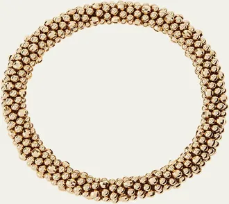 Meredith Frederick Irina 14k Gold Mirrored Bead Bracelet