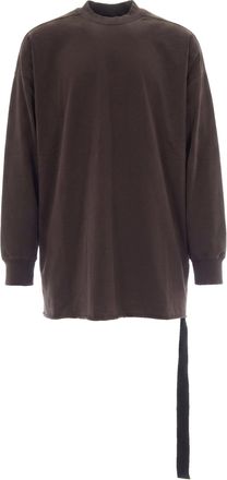 Rick Owens Dark Dust Oversized Cotton Sweatshirt