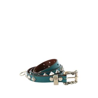 Enfants Riches Deprimes Skinny O-Ring Riem - Heren - Accessoires - Blauw - Maat: 105 CM Leer