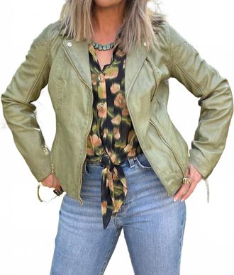 Mauritius Raizel Classic Fitted Jacket In Sage