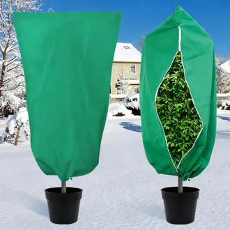 OEM 2 Piezas De Funda Para Plantas De Invierno De 120x180 Cm Y 80 G/m&sup2;, Resistente A Desgarros, Reutilizable, Con Cremallera (verde)