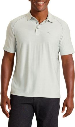 Tommy Bahama Palm Coast Pro Solid Polo in Summer Grey at Nordstrom, Size Large