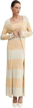 Liviana Conti Lange Vest - Dames - Lange truien - Veelkleurig - M - Truien & Vesten