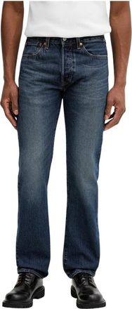 Levi's 501 Original Jeans - Heren - Regular Fit Jeans - Blauw - W34 L30 - Denim - Jeans