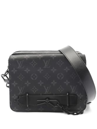 Louis Vuitton 2020 Steamer monogram messenger bag - men - PVC - One Size - Black