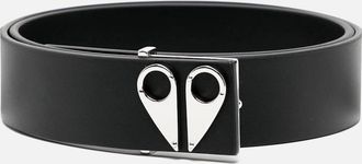 Moose Knuckles Mens LOGO ICON BELT - Black - Size: 30